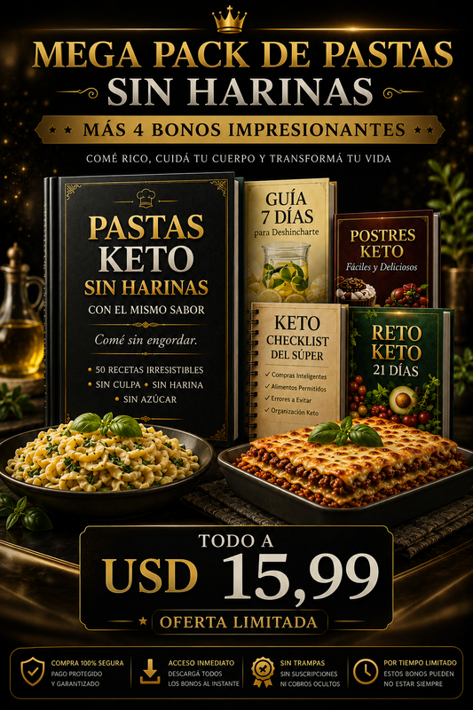 Pastas sin Harinas